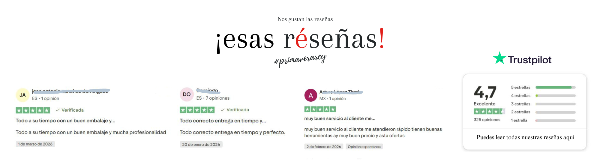 Reseñas Verificadas de Establecimientos Rey